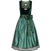 Nübler Trachtenkleid Dirndl midi Malies in Dunkelgrün von Nübler - Rocklänge 60 cm