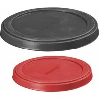 WESTMARK Vorratsdose 2x2 Frischhaltedeckel, rund, ø 10 + 8 cm, Silikon, Abdeckungen, Silikon