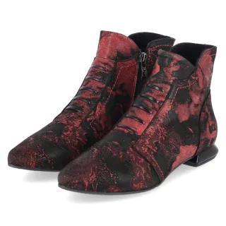 Simen Ankle Boots  Rot - Gr. 37 -  Textil