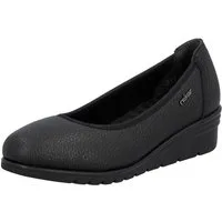 Rieker Keilpumps Ballerina, Schlupfschuh, Slipper mit leichter Struktur im Obermaterial
