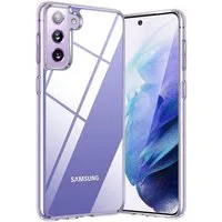 CoolGadget Handyhülle Silikon Handy Hülle Slim für Samsung Galaxy S21 FE 6,4 Zoll, dünne TPU Schutzhülle Case in transparent / durchsichtig