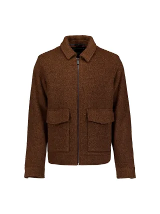 No Excess - Jacket Wool Zipper Light Brown - Gr. - M
