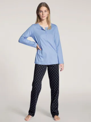 CALIDA - DAMEN Pyjama dark lapis blue - Gr. - M