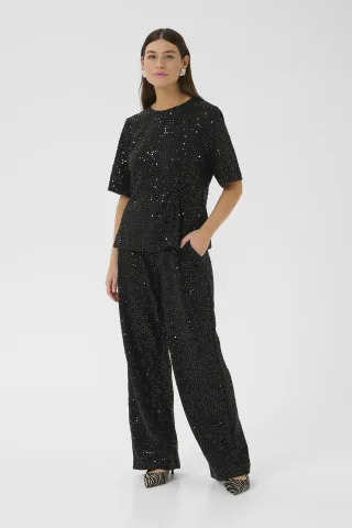 Kurzarm-Bluse CUtamera Kurzarm-Bluse Feminine
