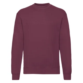 Fruit of the Loom Herren Classic 80/20 Set-in Sweatshirt (Burgund)