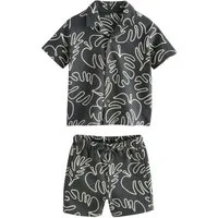 Next Shirt & Shorts Kurzärmeliges Hemd und Shorts im Set (2-tlg)