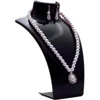 BAYLI Schmuck Etagere Schmuck Display Büste, Halsketten Halter, Schmuckständer aus Kunststof