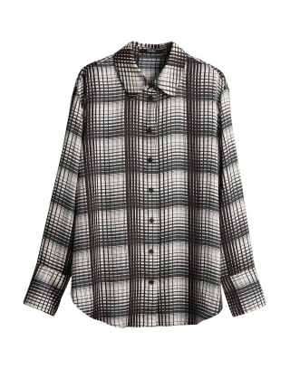 someday - Longbluse - Zebecca braun/schwarz - Gr. - 40