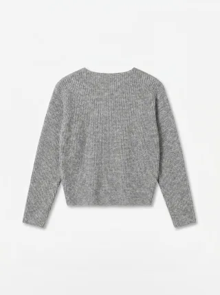 topshop - TSCALLY KNITTED KNOT JUMPER KNT Moss - Gr. - L