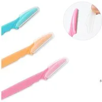 Realb2b Augenbrauentrimmer Präzisions-Trimmer für Augenbrauen & Gesichtshaar 3er-Set, : Enthält 3 handliche Rasierklingen für Gesicht und Körper, Sanfte Haarentfernung mit Präzisionsklinge für empfindliche Haut