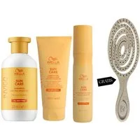 Wella Professionals Haarpflege-Set Invigo Sun Trio + gratis Wella Haarbürste, 4-tlg.