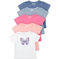 STACCATO T-Shirt Schmetterling 5-er Set