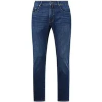 Pierre Cardin 5-Pocket-Jeans PIERRE CARDIN LYON dark blue used 34506 8166.6812 - LEFTHAND TWILL