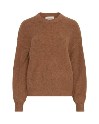 msch copenhagen - MSCHGustel Hope Pullover toasted coconut - Gr. - S/M