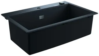 GROHE Kompositspüle K700 31652 1 Becken 780x510mm granit schwarz, 31652AP0 31652AP0