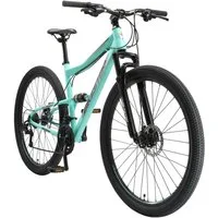 Bikestar Mountainbike 29 Zoll, ab 174 cm, Damen, Herren, 21 Gang Shimano Tourney RD-TY300 Schaltwerk, Kettenschaltung, Scheibenbremse, Rahmen 48 cm, Vollgefedert