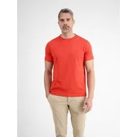 LERROS Rundhalsshirt mit Logo Stickerei