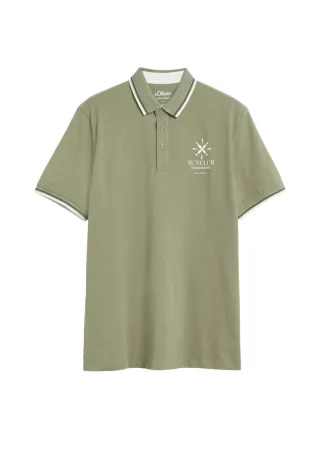 s.Oliver Red Label - Poloshirt grün - Gr. - 3XL