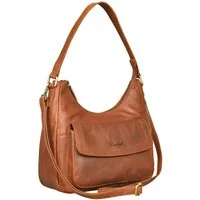 Benthill Handtasche Damen Echt Leder Schultertasche Umhängetasche Ledertasche Umhängegurt, Schultergurt / Umhängegurt Reißverschlussfach
