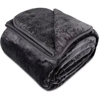 Wohndecke Cashmere-Feeling Kuscheldecke super weich & flauschig – Fleecedecke, Gräfenstayn, dicke & warme Sofadecke, Wohndecke & Tagesdecke - Überwurf Sofa, Couch