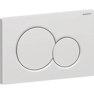 Geberit Sigma01 Betätigungsplatte, mattchrom-lackiert, für 2-Mengen-Spülung, 115770JQ5 115770JQ5
