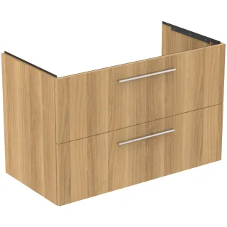 Ideal Standard MWT-Unterschrank i.life B 2 Auszüge Siphon re. 1000x505x630mm Eiche Natur, T5585NX T5585NX