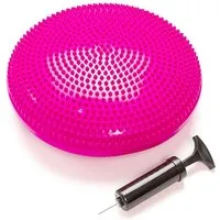 OSTWOLKE Balancekissen Ballsitzkissen Luftkissen Noppenkissen inkl. Pumpe, für aufrechte Haltung, Fitness-, Reha-, Balance- & Krafttraining