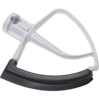 vhbw Flachrührer Ersatz für KitchenAid 5KFE5T für Küchenmaschine, Zubehör für Küchenmaschine KitchenAid 5KFE5T, Mit flexibler Gummilippe
