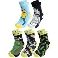 United Labels® Socken Rick and Morty Socken Sneaker Strümpfe (5er Pack) 40-45