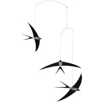 Flensted Mobiles Skulptur Mobile Fliegende Schwalben
