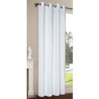 Gardinenbox Gardine, Ösen, blickdicht, Schal Matt unifarben Microsatin Micofaser-Gewebe 20405