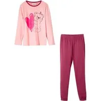 bonprix Pyjama (Set, 2 tlg) bequeme Passform, mit elastischem Bund und fixiertem Bindeband
