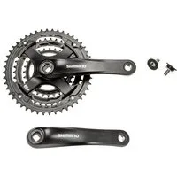 Shimano Fahrradkurbel SHIMANO Fahrrad Kurbel Garnitur FC-TY501 170mm 48-38-28 Zähne Antrieb