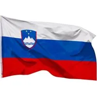 PHENO FLAGS Flagge Slowenien Flagge - Slowenienfahne 90 x 150 cm, Strapazierfähige Fahne für Fahnenmast, mit 2 Ösen