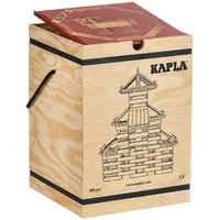 KAPLA® Holzbausteine 280er Box naturbelassene Holzplättchen Spielbausteine