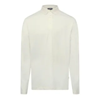 Boss - "Pado 110" Poloshirt für Herren, Langärmlig (Weiß)