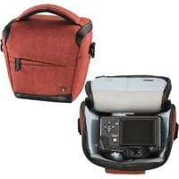 Hama Kameratasche Kamera-Tasche Colt Trinidad Universal Hülle Rot, Case Schultergurt Tragegriff Zubehör-Fächer Digitalkamera Systemkamera