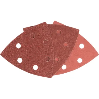 Bosch Schleifblatt-Set für Deltaschleifer, 93 mm, 60 - 240, 6 Löcher, 25er-Pack - 2607019500