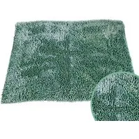 LindenBerg Badematte Chenille, weich, Polyester, 1xMintgrün, 60 x 90 cm, maschinenwaschbar, rutschhemmend beschichtet