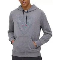 Rossignol Kapuzensweatshirt Herren Logo-Print Hoodie Sweatshirt Stoffgewicht von 280 g/m², Kängurutasche, Kordelzug mit tricolor