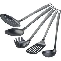 Stanley Rogers Kochbesteck-Set Küchenhelfer-Set, Edelstahl-Kochutensilien, Satin