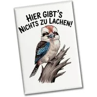 speecheese Magnet Lachender Hans Hier gibt's nichts zu lachen! Souvenir Magnet