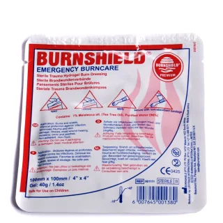 BURNSHIELD Hydrogelverband-Set (Inhalt: 3x 10 cm x 10 cm)