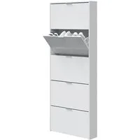FORES HABITAT Schuhkipper in weiß glänzend - 70x180x17 (BxHxT)