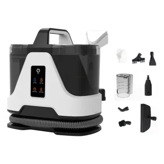 [EU Direct] NovuLife PR-651B Steam Carpet & Upholstery Cleaner, 1700W 13,000Pa Suction, High-Temperature Steam, 4 Cleani