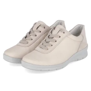 Semler Halbschuhe XENIA - Gr. 37 - Beige - Leder & Textil