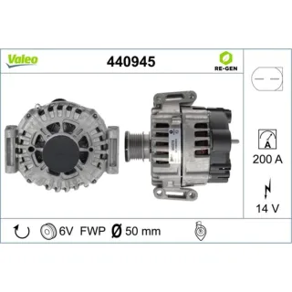 Valeo Generator  200A Mercedes Sprinter Viano Vito