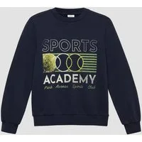s.Oliver Sweatshirt Sweatshirt Gewaschenes Sweatshirt mit Frontprint