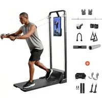 SPEEDIANCE Kraftstation Smart Home Gym System, Multifunktionale Smith Maschine, Tragbare Kabelmaschine für Ganzkörper-Krafttraining zu Hause