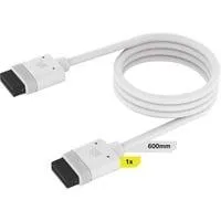 iCUE LINK Kabel, 600mm, gerade weiß, 1 Stück